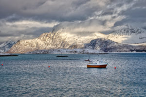 Boat in a Fjord