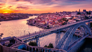 Porto at sunset