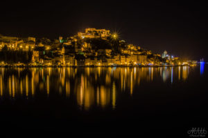 Šibenik at nighttime