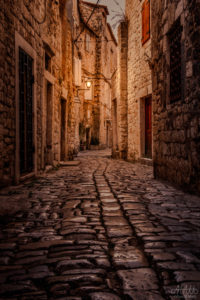 Alley in Trogir in Trogir