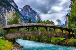 Bridge near Lauterbrunnen