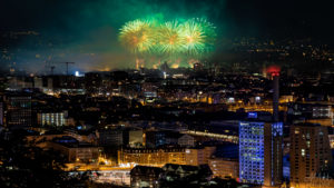 Fireworks at Züri Fäscht