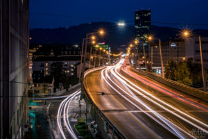 Traffic on Hardbrücke