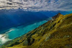 View on Lake Brienz from Augstmatthorn