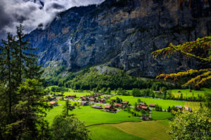 Waterfall in Lauterbrunnen