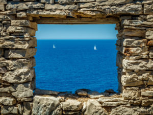 Window in the Adriatic Sea